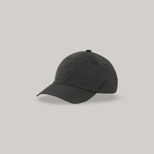 SNOW PEAK NYLON TUSSAH CAP - BLACK