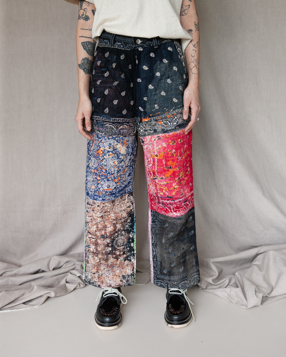 W'MENSWEAR BORO FOR PEACE - WORK JEAN - MULTI