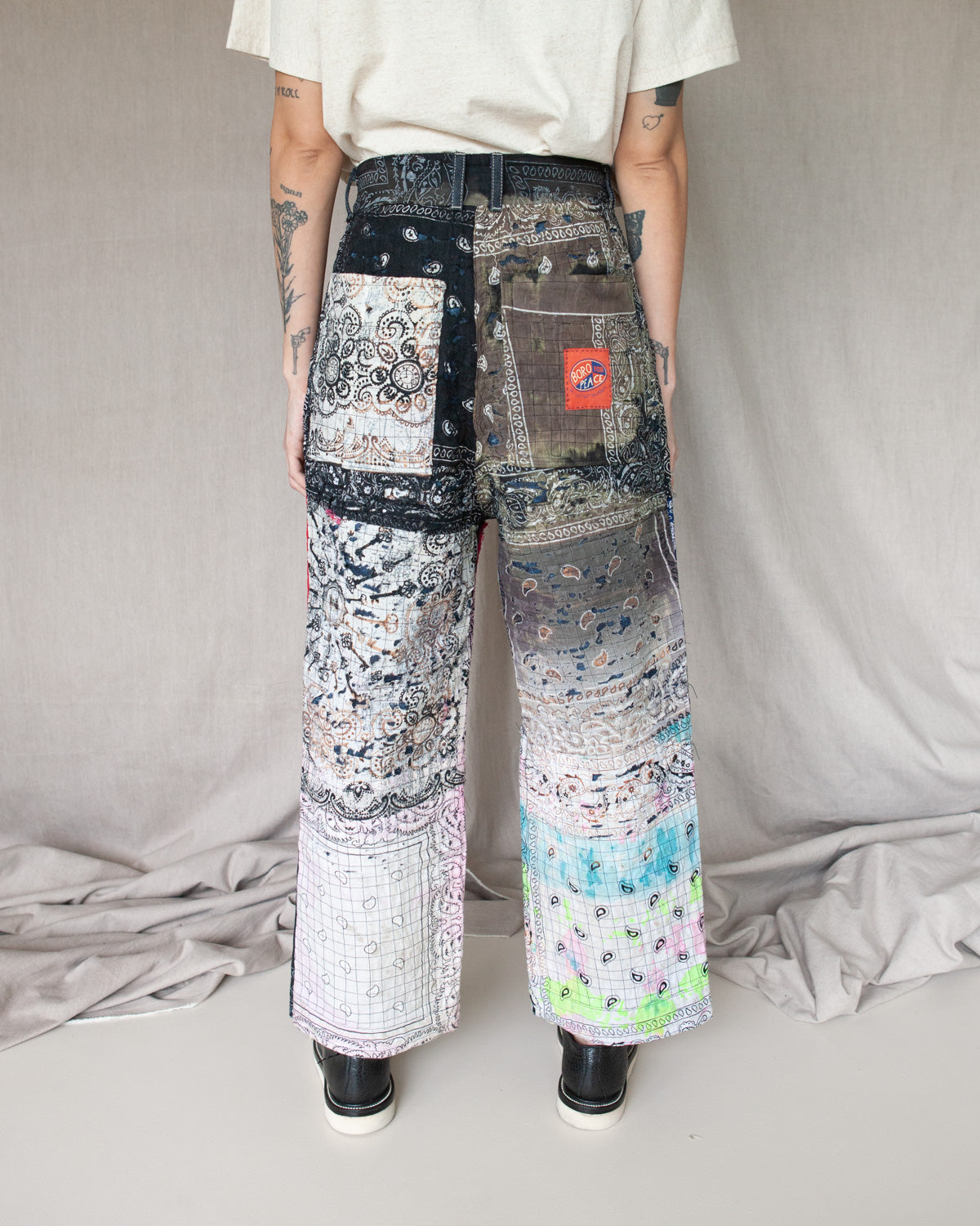 W'MENSWEAR BORO FOR PEACE - WORK JEAN - MULTI