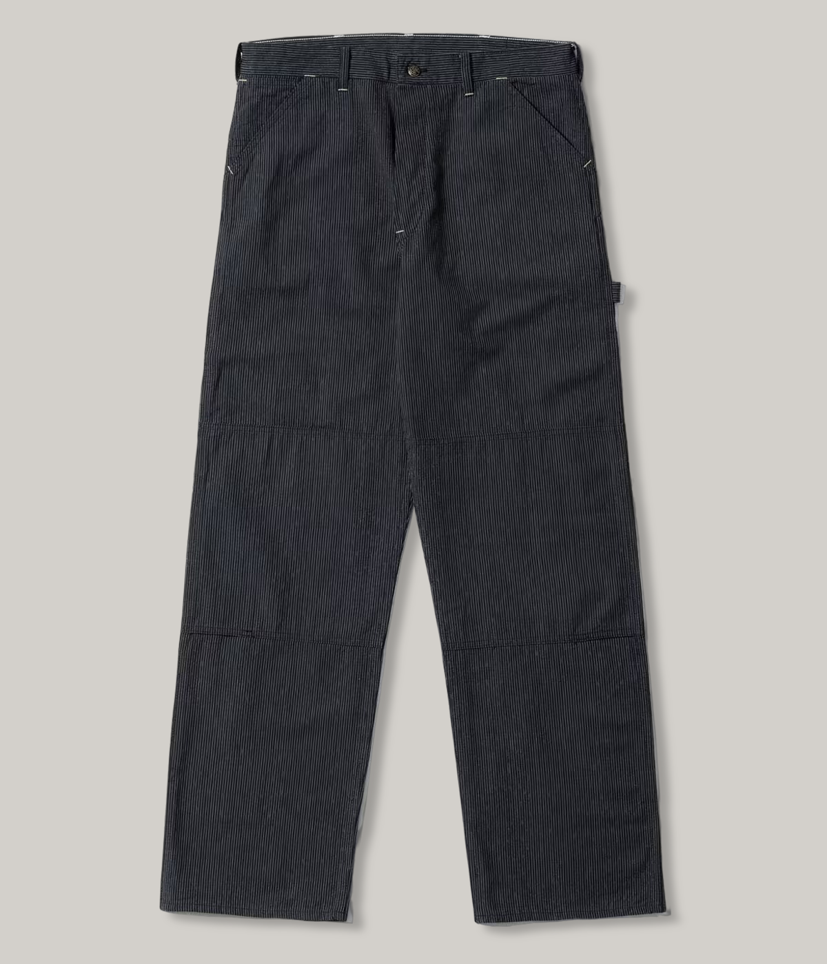 SUGARCANE FICTION ROMANCE 8oz. INDIGO STRIPE WORK PANTS