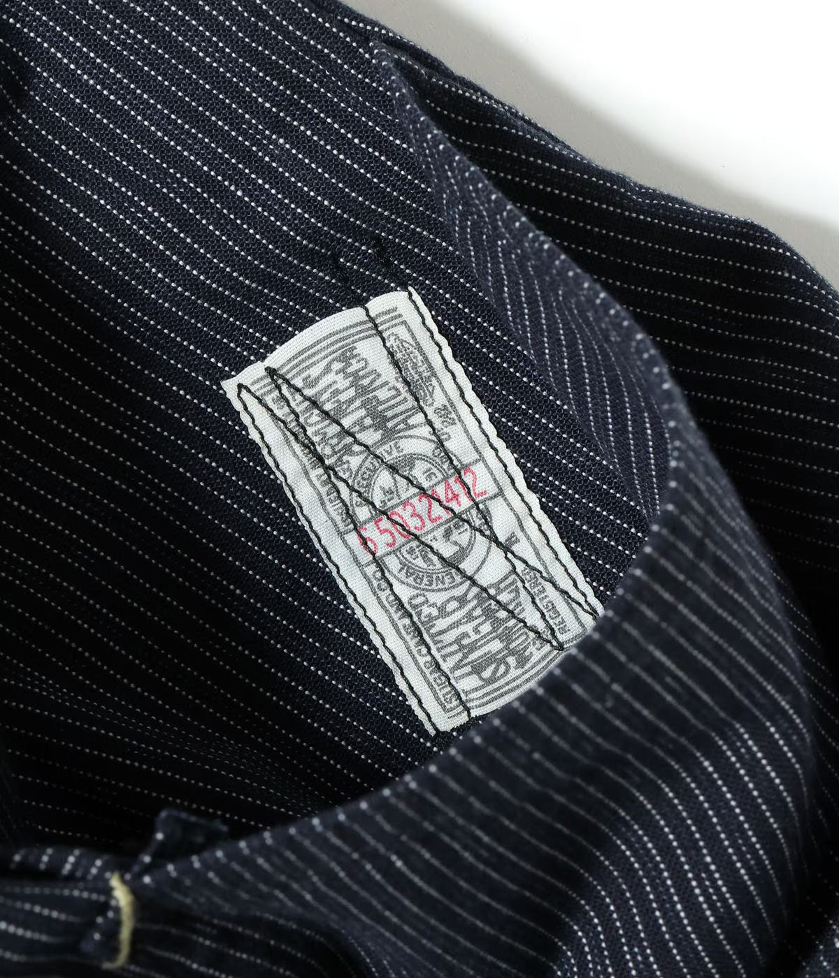 SUGARCANE FICTION ROMANCE 8oz. INDIGO STRIPE WORK PANTS