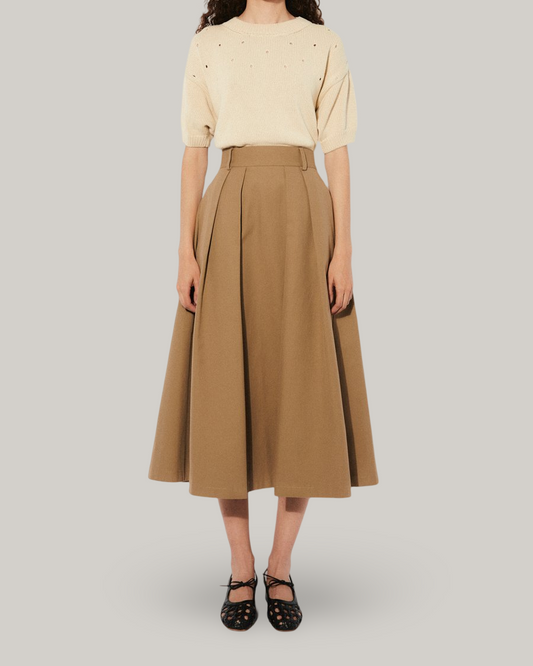 RITA ROW OPAL SKIRT - BROWN