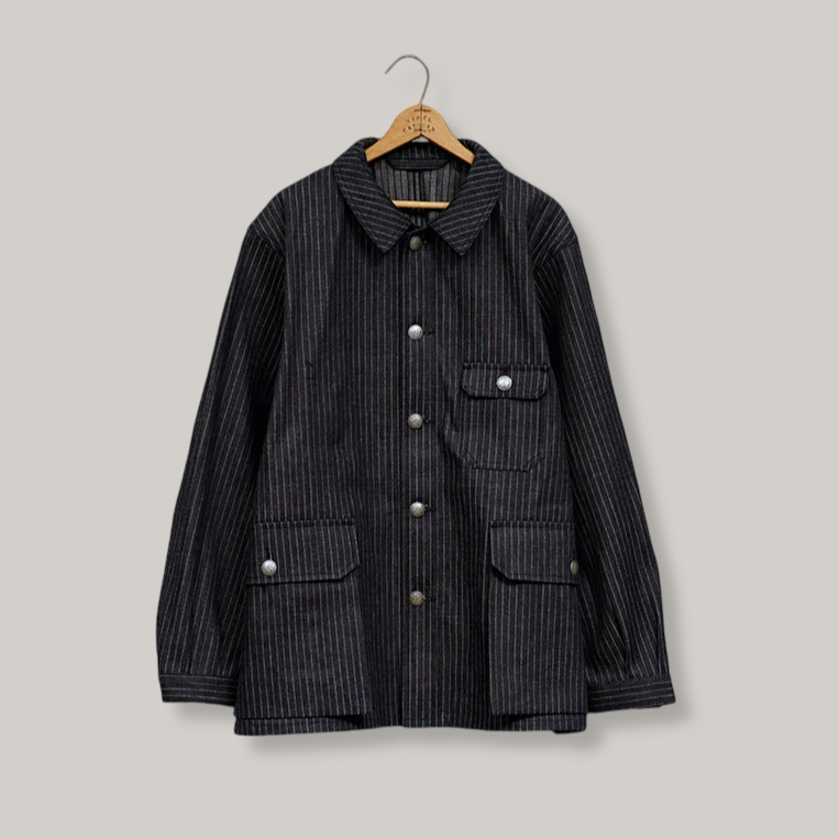 NIGEL CABOURN MAINLINE 40s FRENCH WORK JACKET - INDIGO