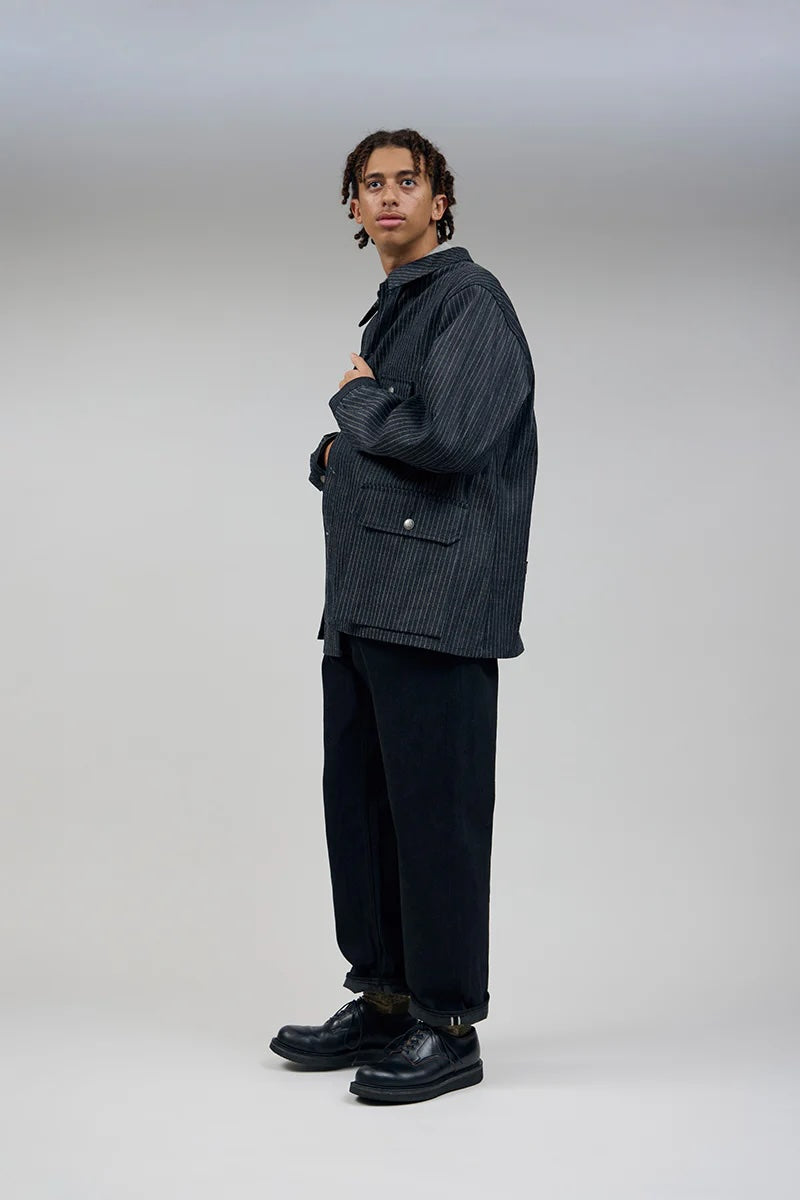 NIGEL CABOURN MAINLINE 40s FRENCH WORK JACKET - INDIGO