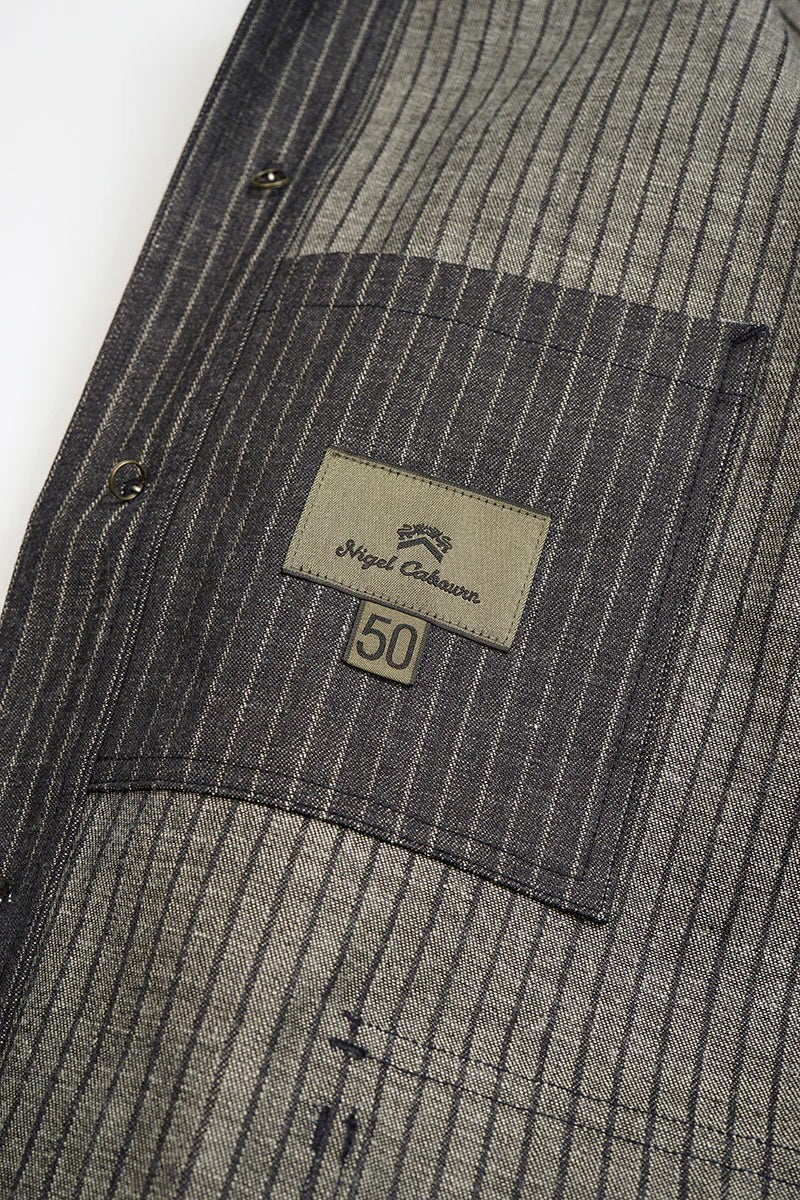 NIGEL CABOURN MAINLINE 40s FRENCH WORK JACKET - INDIGO