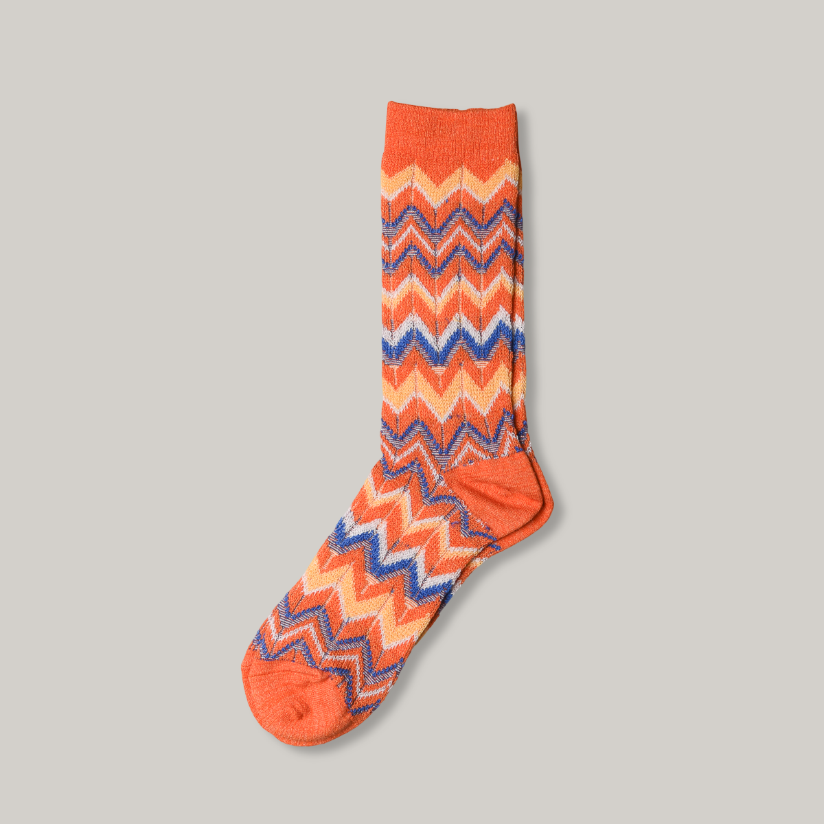 ANONYMOUS ISM MODERN HERRINGBONE CREW - ORANGE