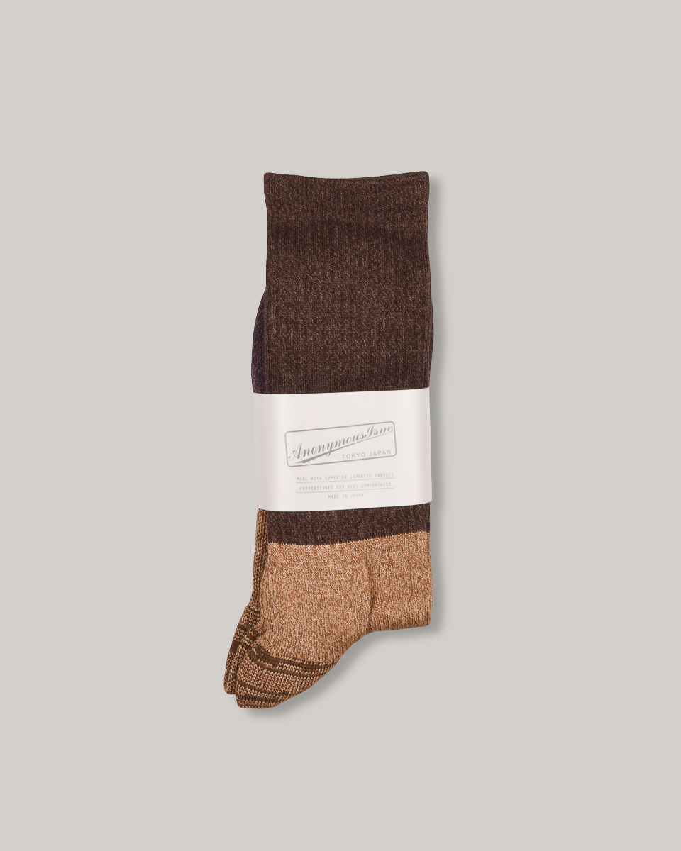 ANONYMOUS ISM MOC PILE CREW - DARK BROWN
