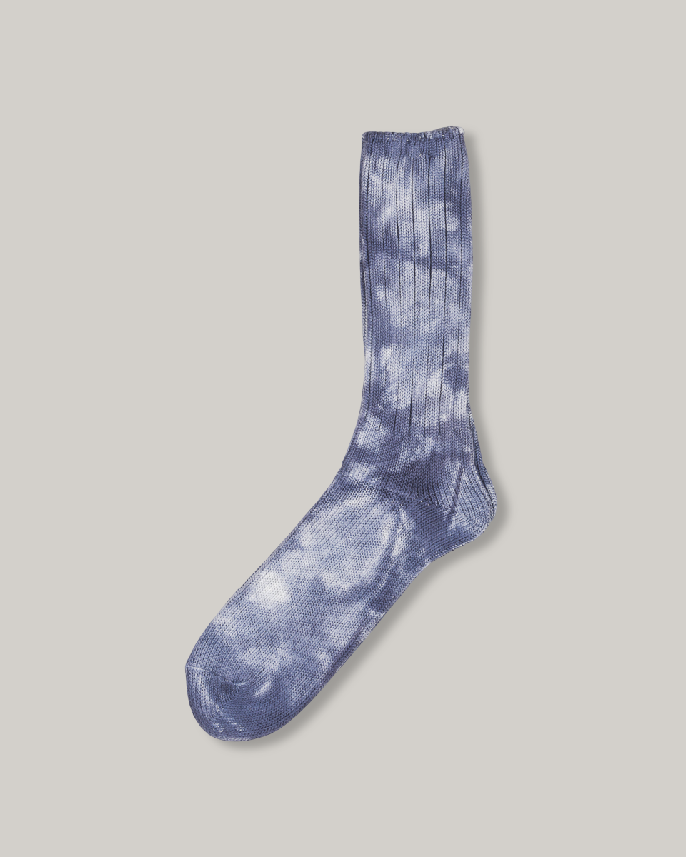 ANONYMOUS ISM UNEVEN DYED CREW - NAVY