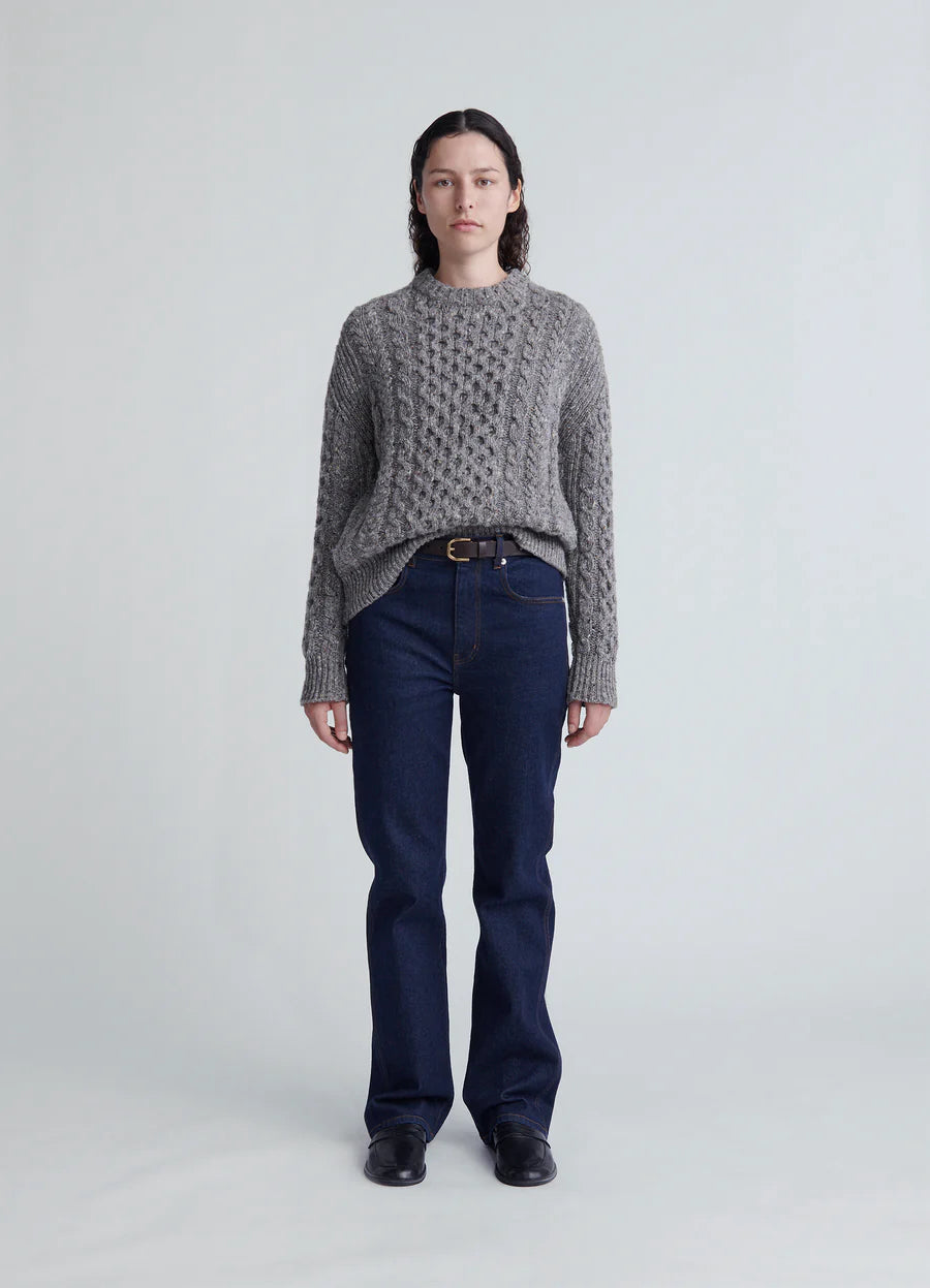 &DAUGHTER ARLA DONEGAL ARAN CREWNECK - RAMOR