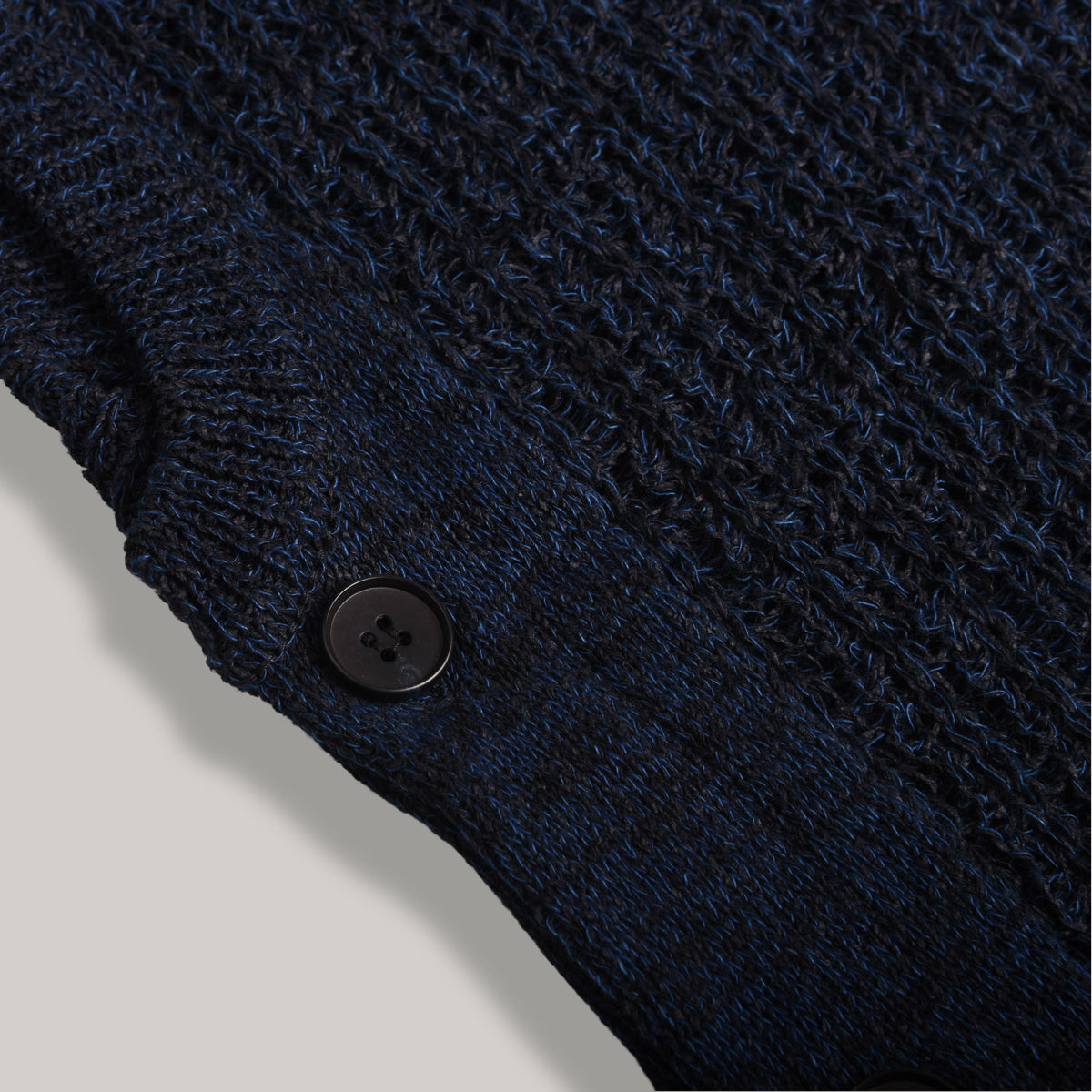 BLUE BLUE JAPAN INDIGO PAPER YARN SIDE BUTTON VEST