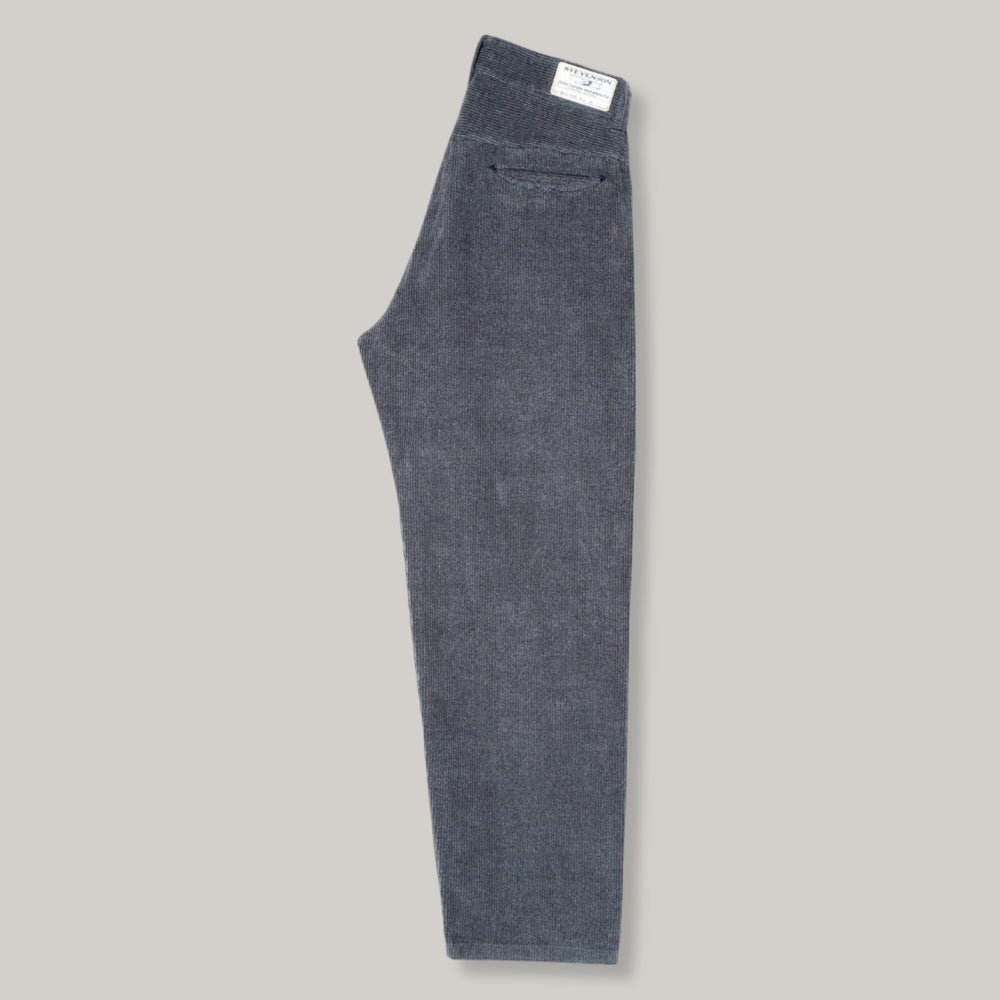 STEVENSON OVERALL CO. BLAZER TROUSER - HEATHER NAVY