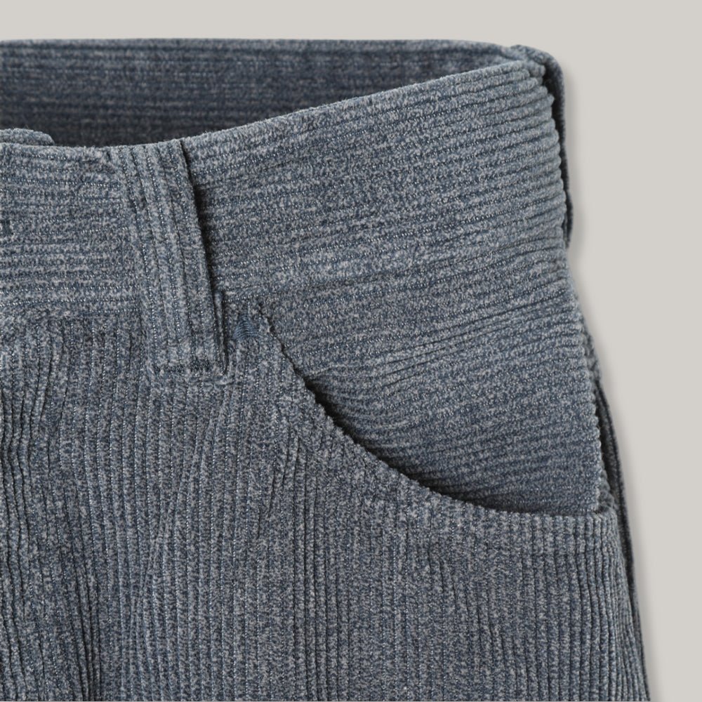 STEVENSON OVERALL CO. BLAZER TROUSER - HEATHER NAVY