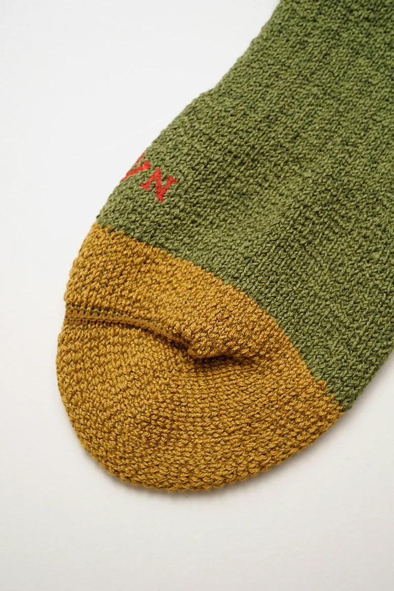 NIGEL CABOURN BORDER SOCKS - GREEN