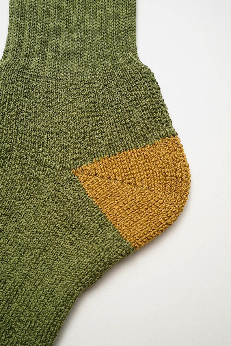 NIGEL CABOURN BORDER SOCKS - GREEN