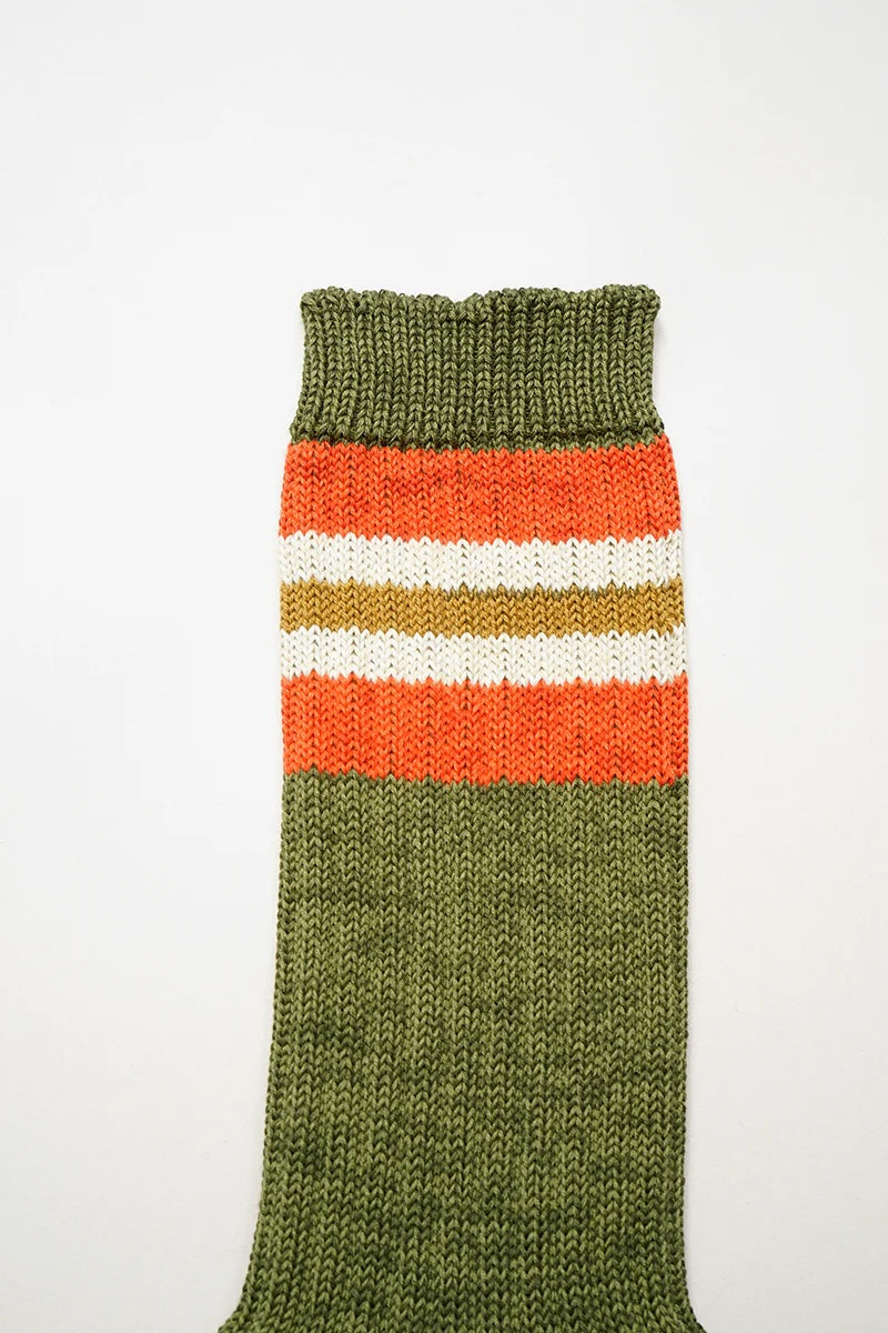 NIGEL CABOURN BORDER SOCKS - GREEN