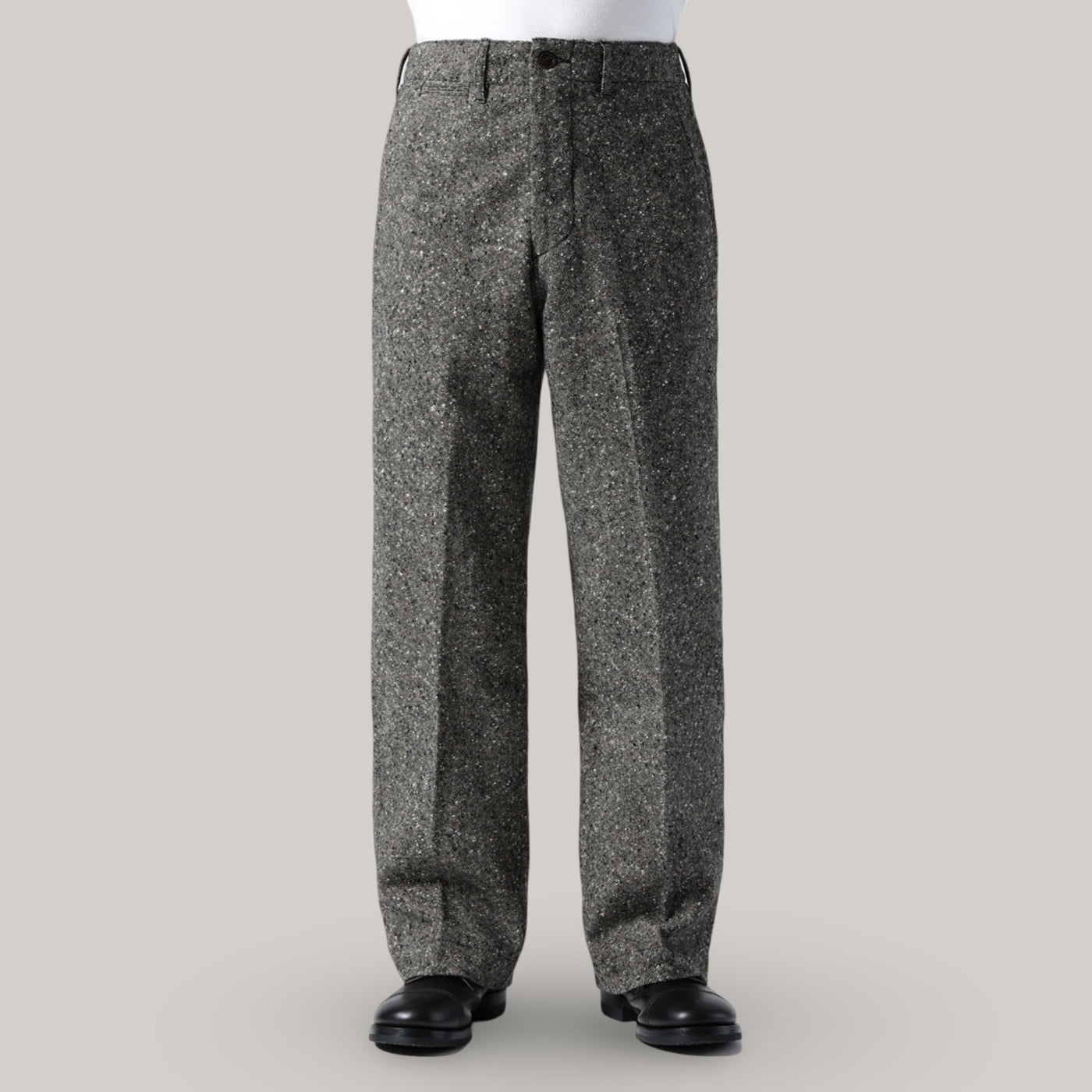 BUZZ RICKSON AVIATION ASSOCIATES NEP WOOL TROUSERS - BLACK