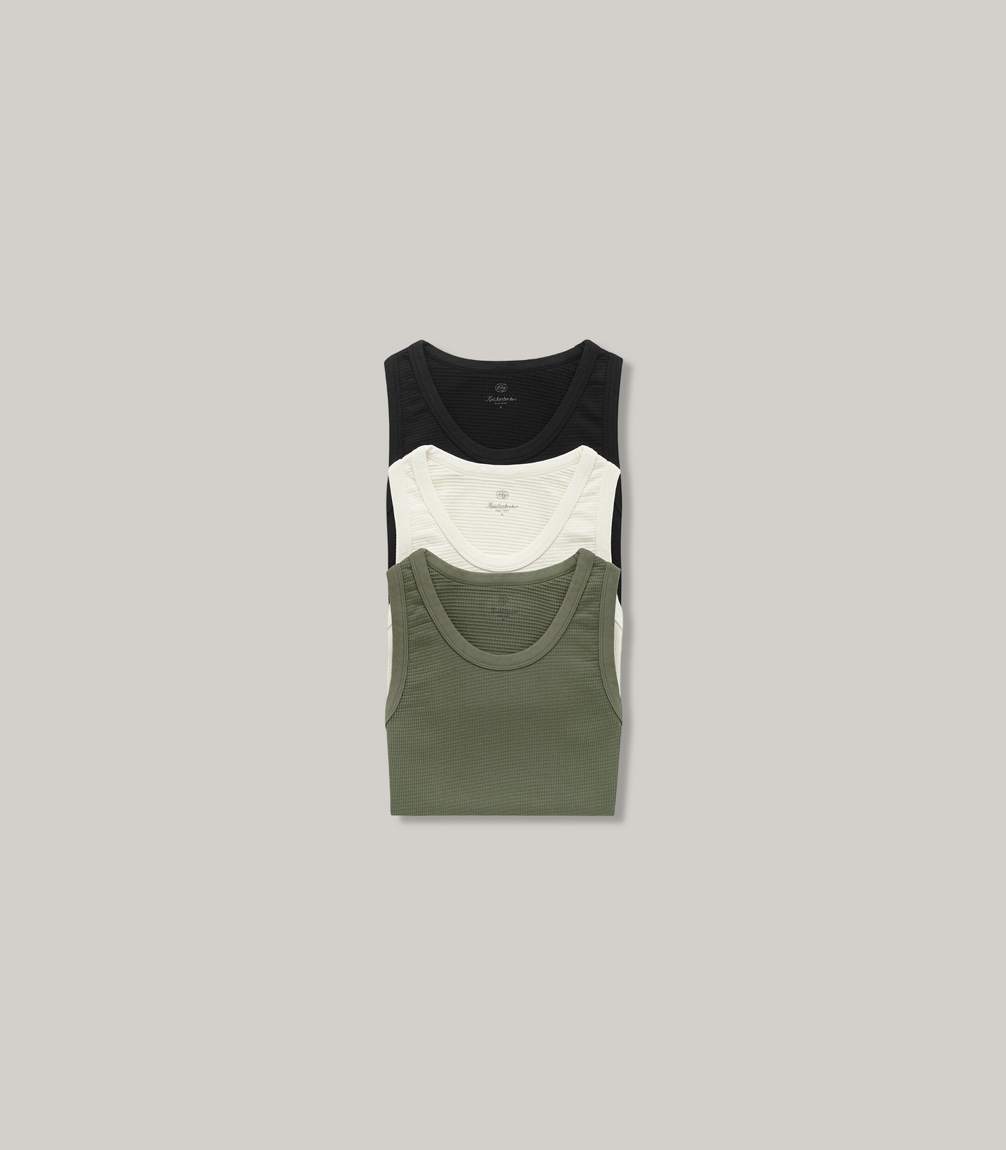 KNICKERBOCKER BOX KNIT TANK - BLACK