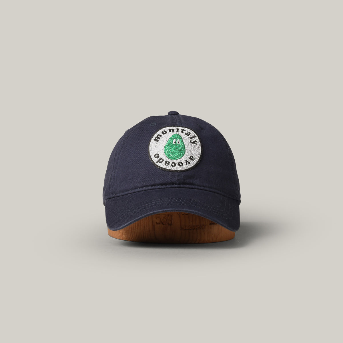 MONITALY GOLF DAD HAT W/ AVOCADO PATCH - NAVY