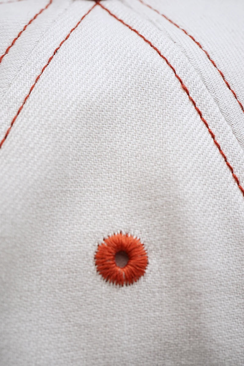 NIGEL CABOURN MAINLINE BASEBALL CAP - OFF WHITE
