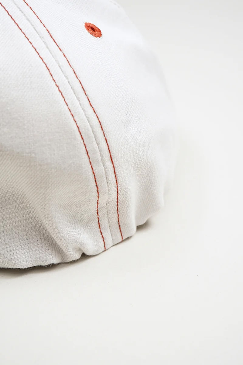 NIGEL CABOURN MAINLINE BASEBALL CAP - OFF WHITE