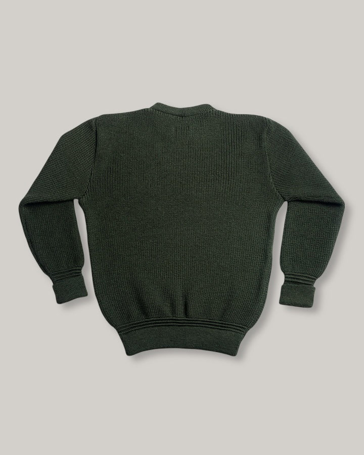 HEIMAT CREWNECK SWEATER - MILITARY GREEN