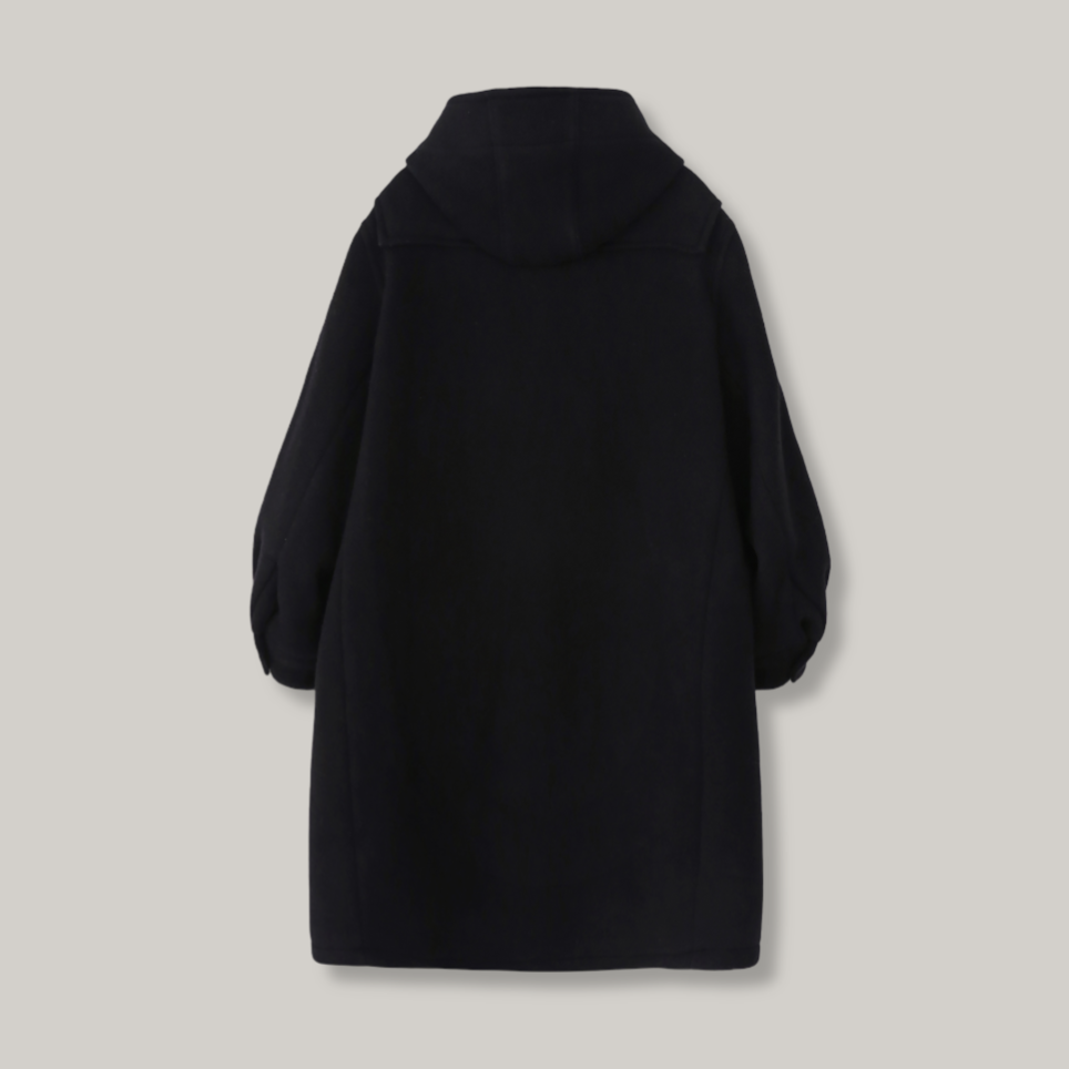 NOTHING WRITTEN CLASSIC DUFFLE COAT - NAVY