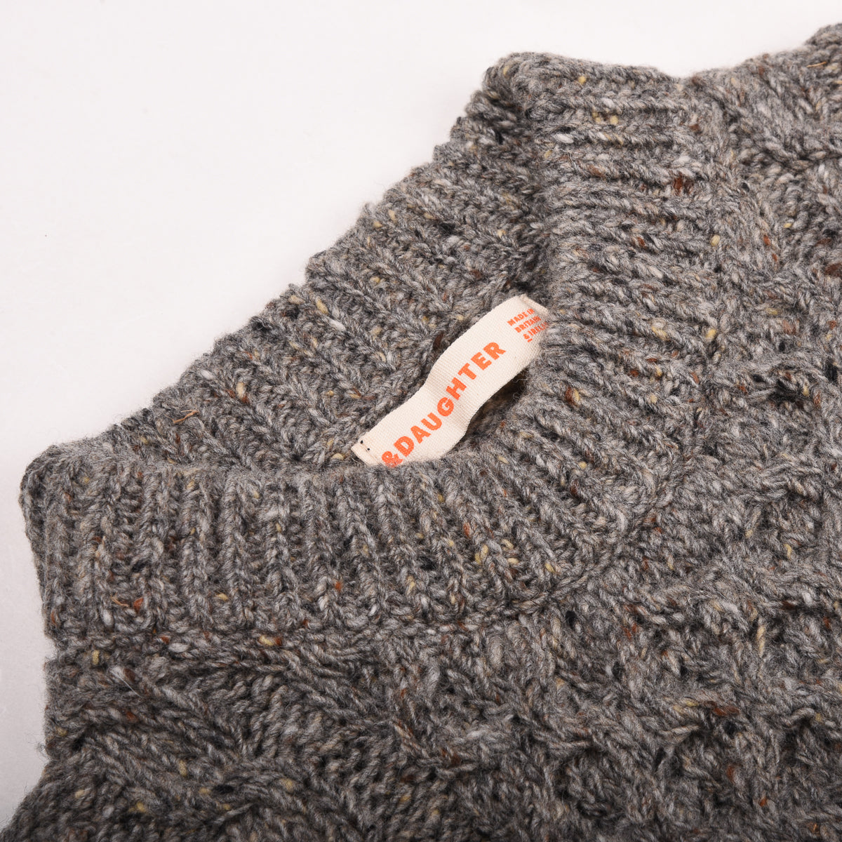 &DAUGHTER ARLA DONEGAL ARAN CREWNECK - RAMOR