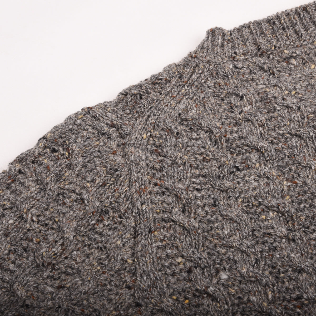 &DAUGHTER MARIE DONEGAL CABLE CREWNECK CARDIGAN - RAMOR