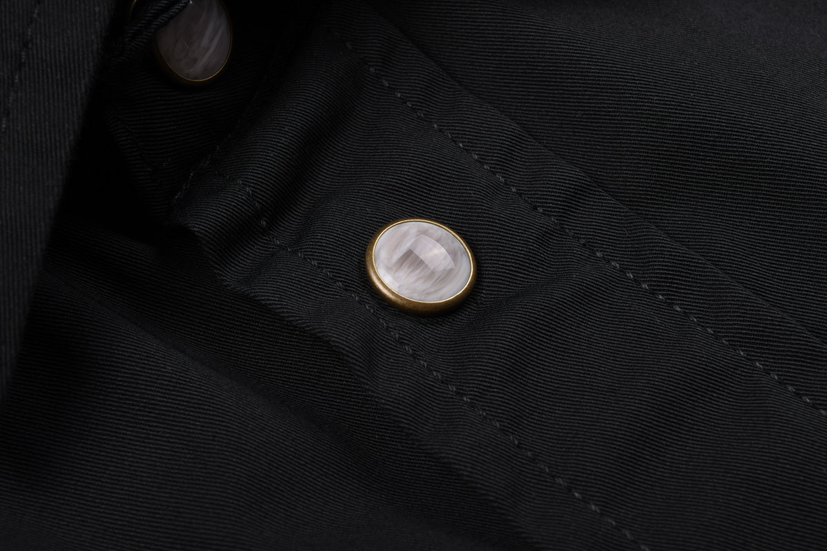 EAT DUST WESTERN SHIRT - BLACK