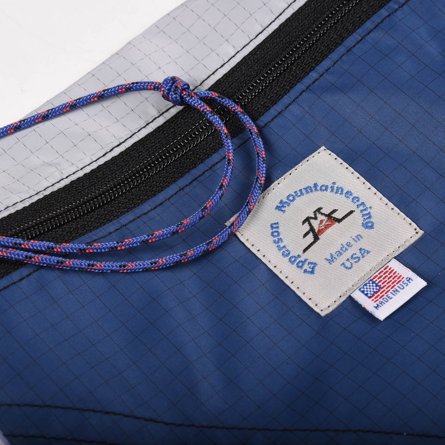 EPPERSON MOUNTAINEERING ZIPPER POUCH - PURPLE/WHITE/BLUE