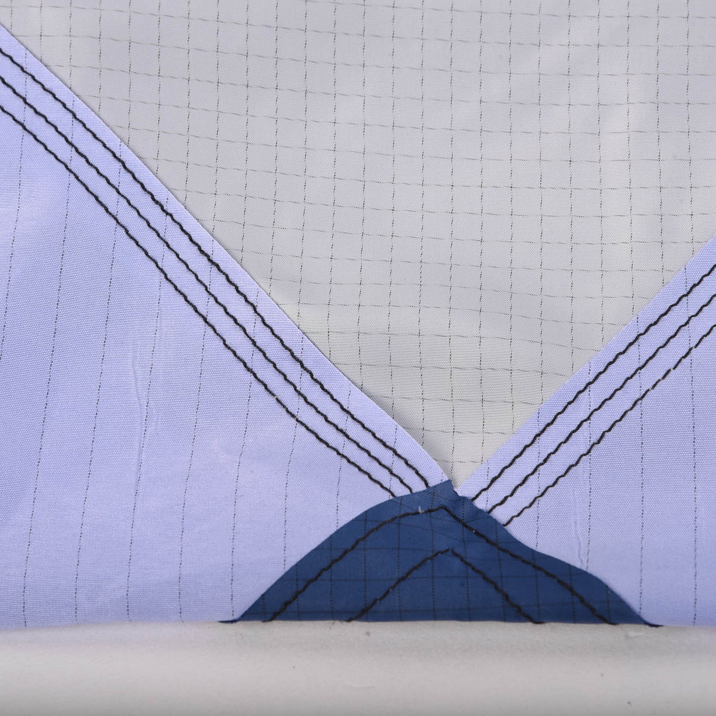 EPPERSON MOUNTAINEERING ZIPPER POUCH - PURPLE/WHITE/BLUE