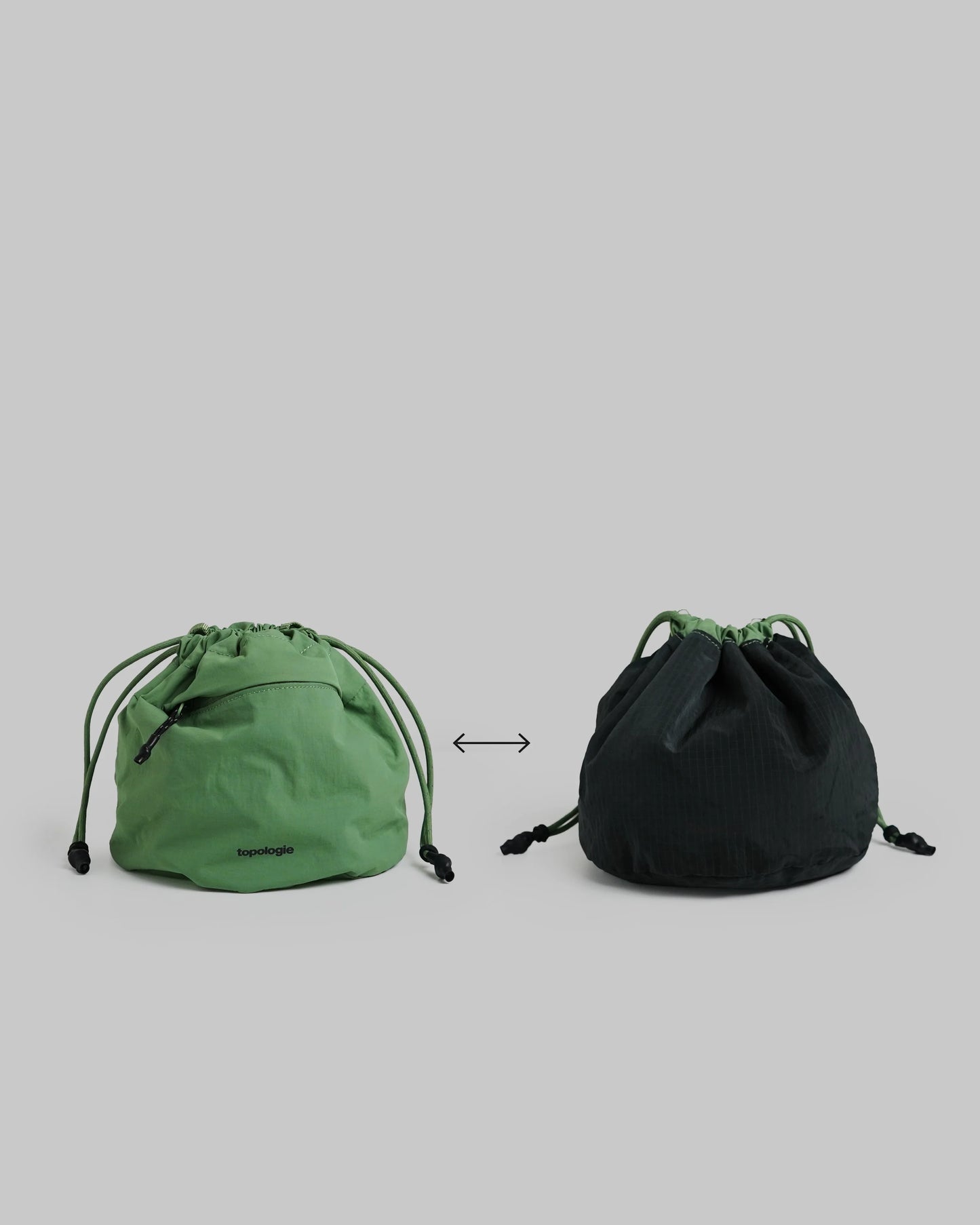TOPOLOGIE REVERSIBLE BUCKET IVY GREEN PAPERY