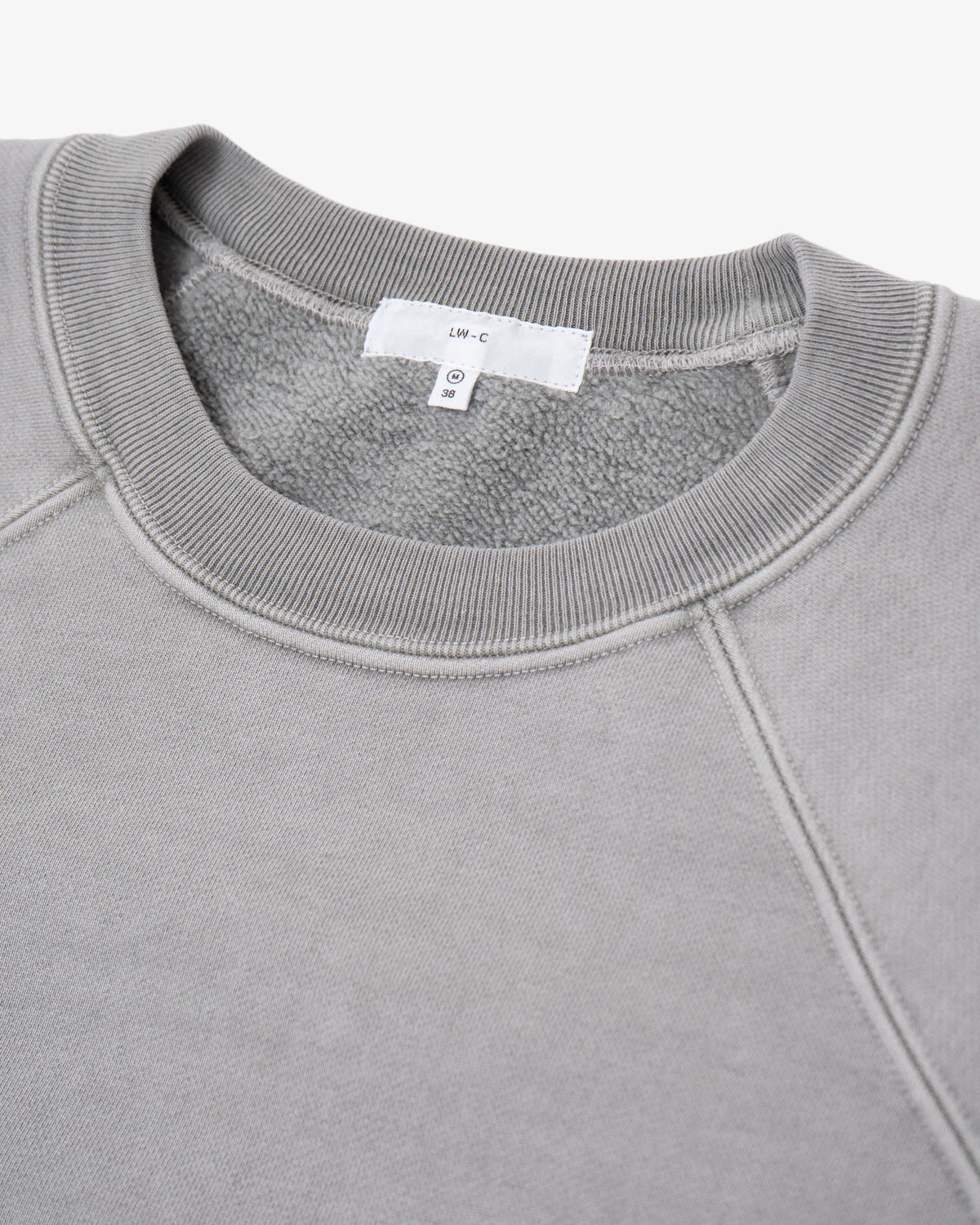 LADY WHITE CO. HEAVY GUSSET CREWNECK - PIGMENT CHALK