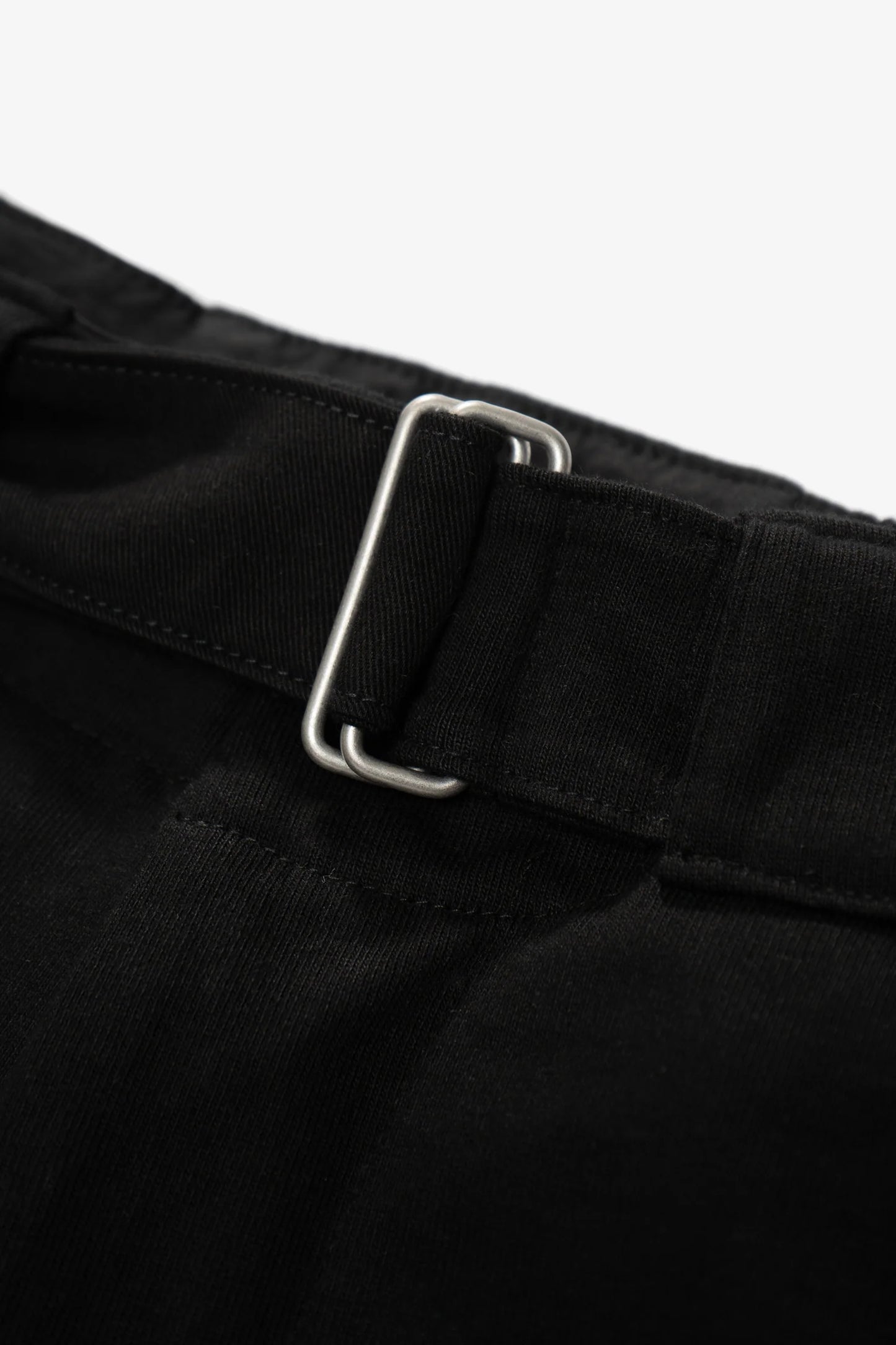 LADY WHITE CO. BELTED JERSEY TROUSER - BLACK