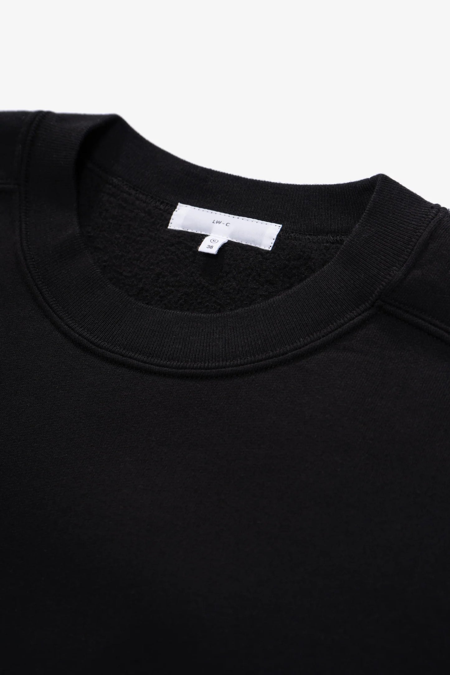 LADY WHITE CO. MINI CREWNECK - BLACK