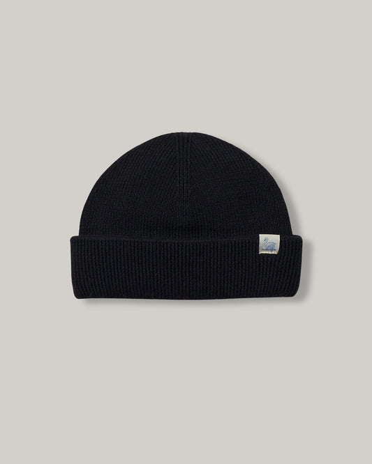 MERZ B. SCHWANEN WATCH CAP - DEEP BLACK