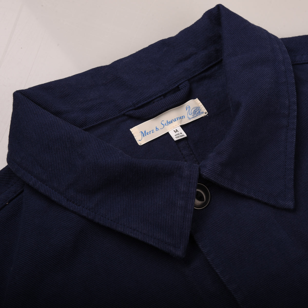 MERZ B. SCHWANEN CROPPED JKT08 UNISEX JACKET - INK BLUE