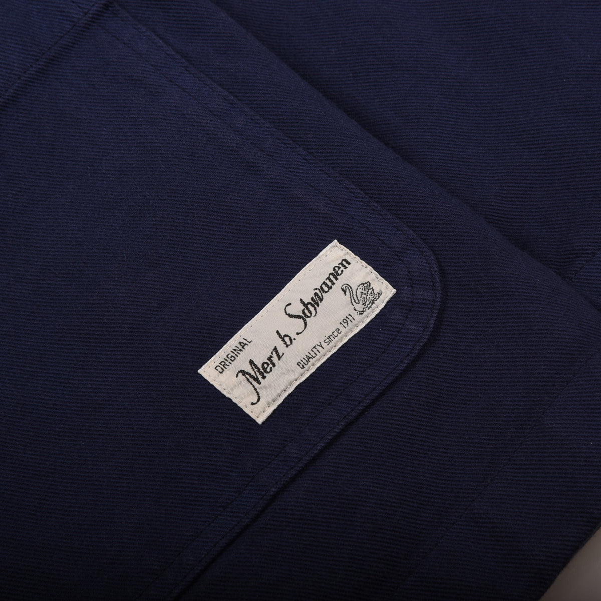 MERZ B. SCHWANEN CROPPED JKT08 UNISEX JACKET - INK BLUE
