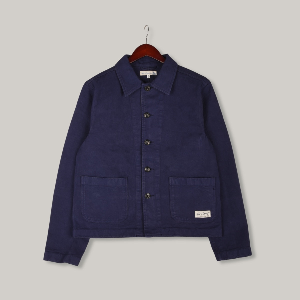 MERZ B. SCHWANEN CROPPED JKT08 UNISEX JACKET - INK BLUE