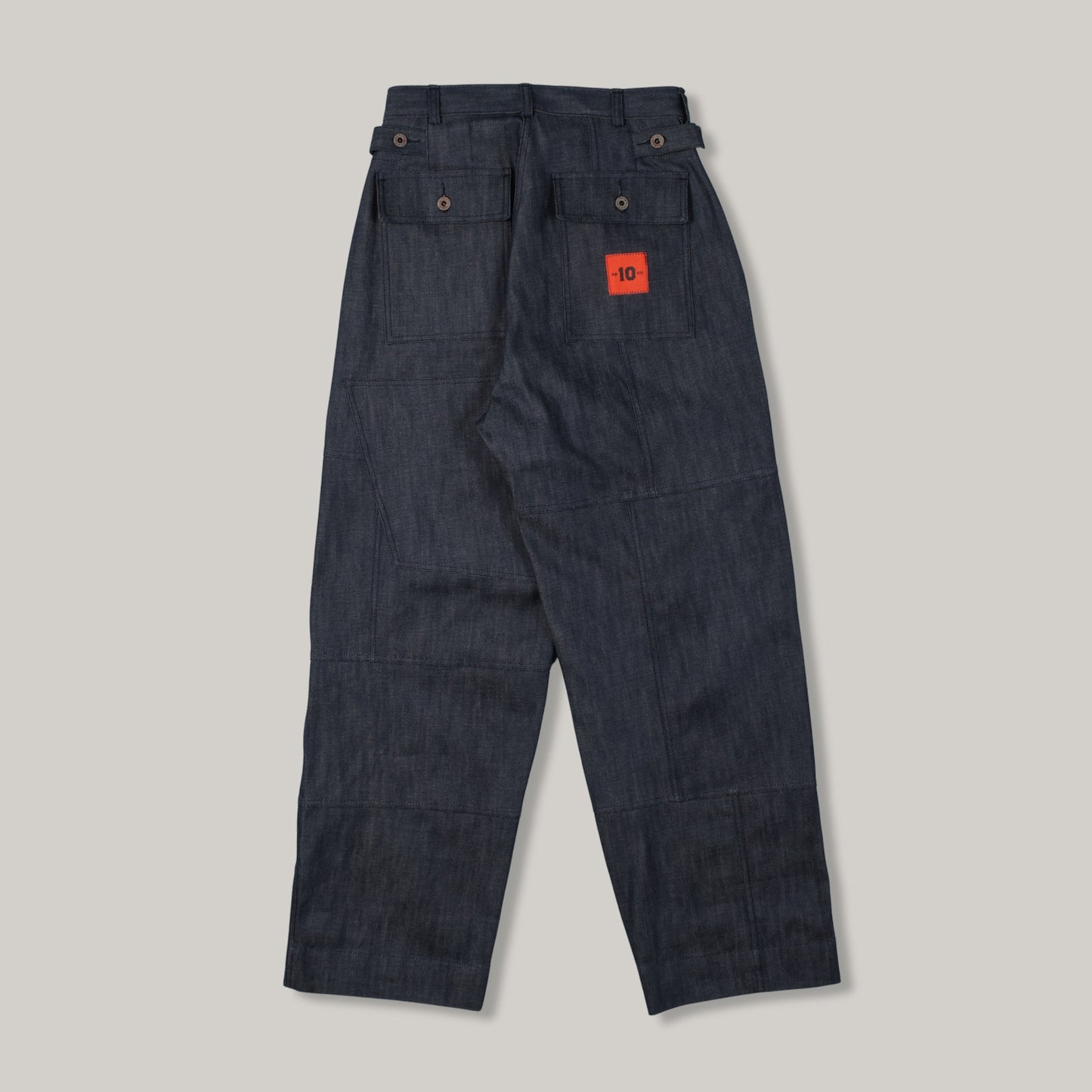 PPHH x W'MENSWEAR UNISEX FREEDOM FLIGHT TROUSER - BLUE DENIM