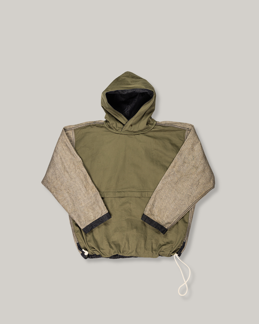 WORKING REVERSIBLE PULLOVER - RINSED