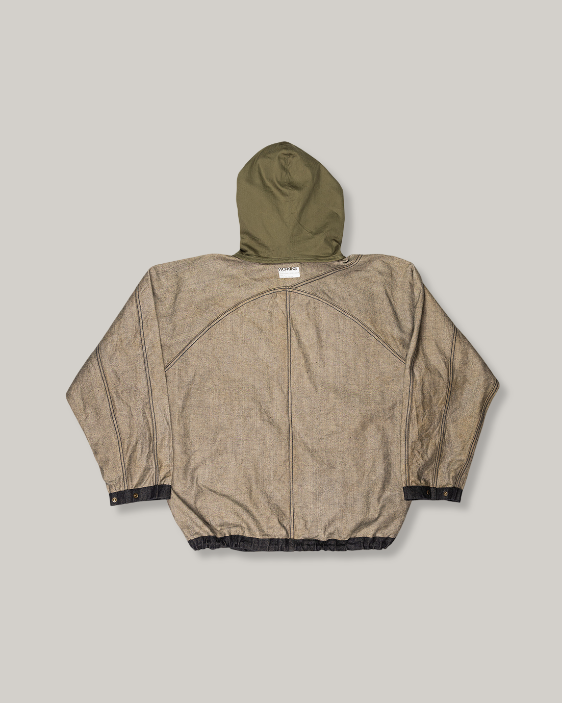 WORKING REVERSIBLE PULLOVER - RINSED