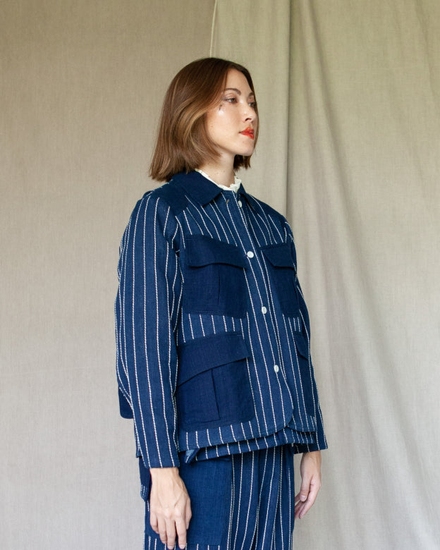 KARDO x W'MENSWEAR RALLEY JACKET - INDIGO DENIM