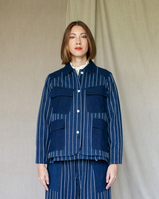 KARDO x W'MENSWEAR RALLEY JACKET - INDIGO DENIM