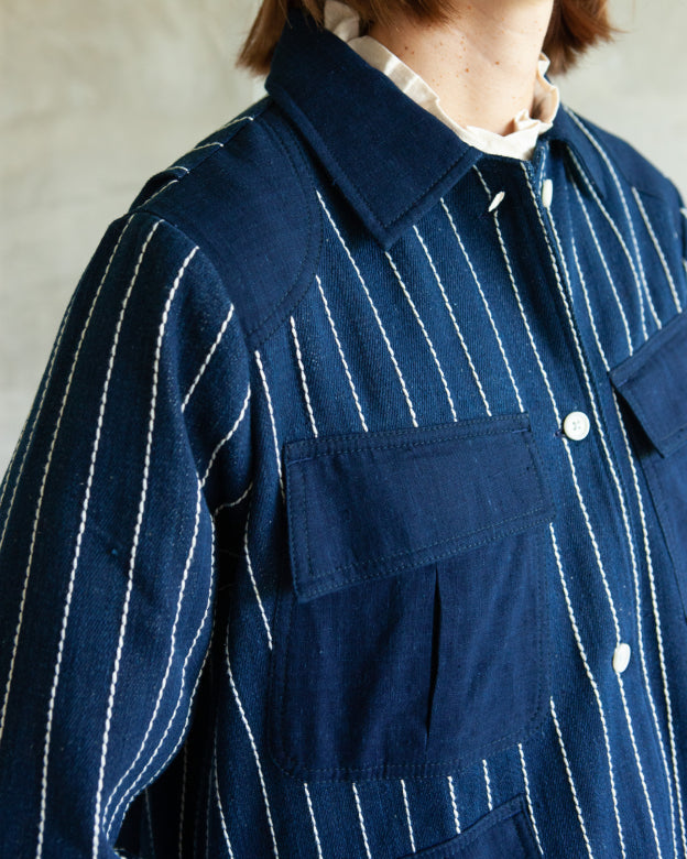 KARDO x W'MENSWEAR RALLEY JACKET - INDIGO DENIM