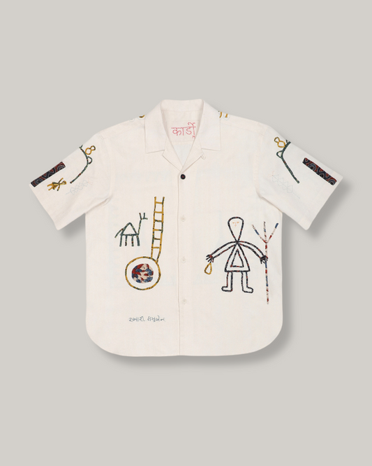 KARDO RONEN SS SHIRT - NATURAL - RAB08