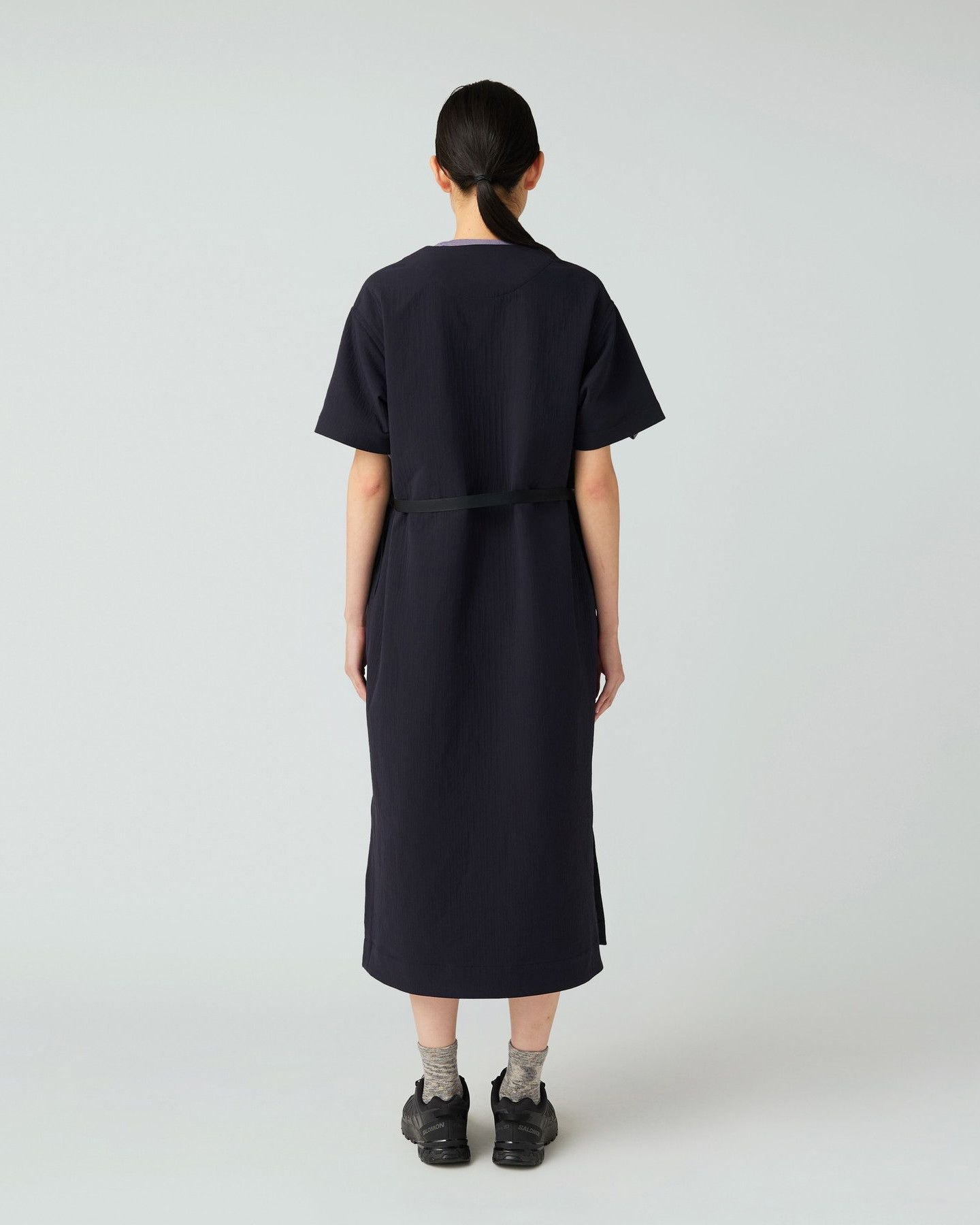 SNOW PEAK EASY CLOTH DRESS - DARK NAVY