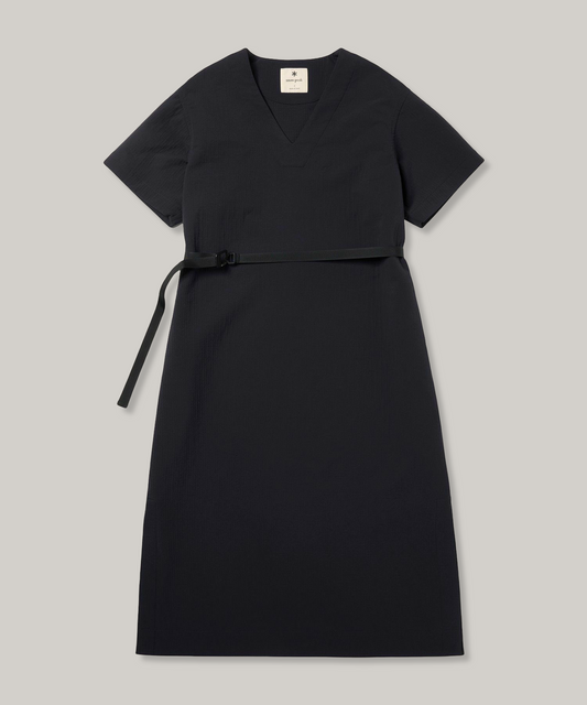 SNOW PEAK EASY CLOTH DRESS - DARK NAVY