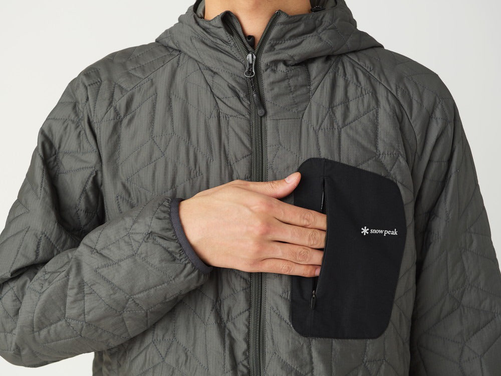 SNOW PEAK FLY FISHING QUILTED INSULATION JACKET - DARK OLIVE