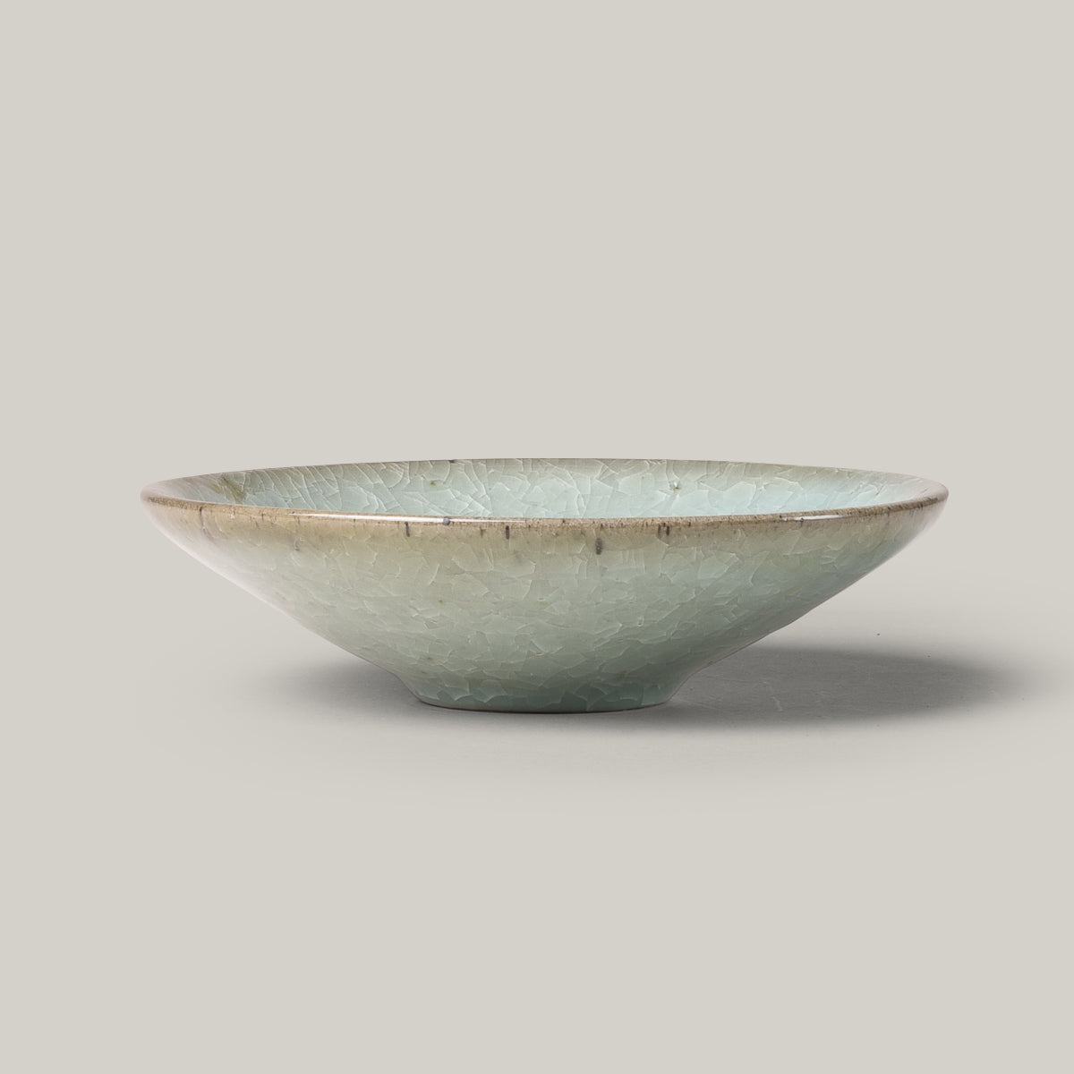 STOF SHALLOW BOWL - CRACKED CELADON